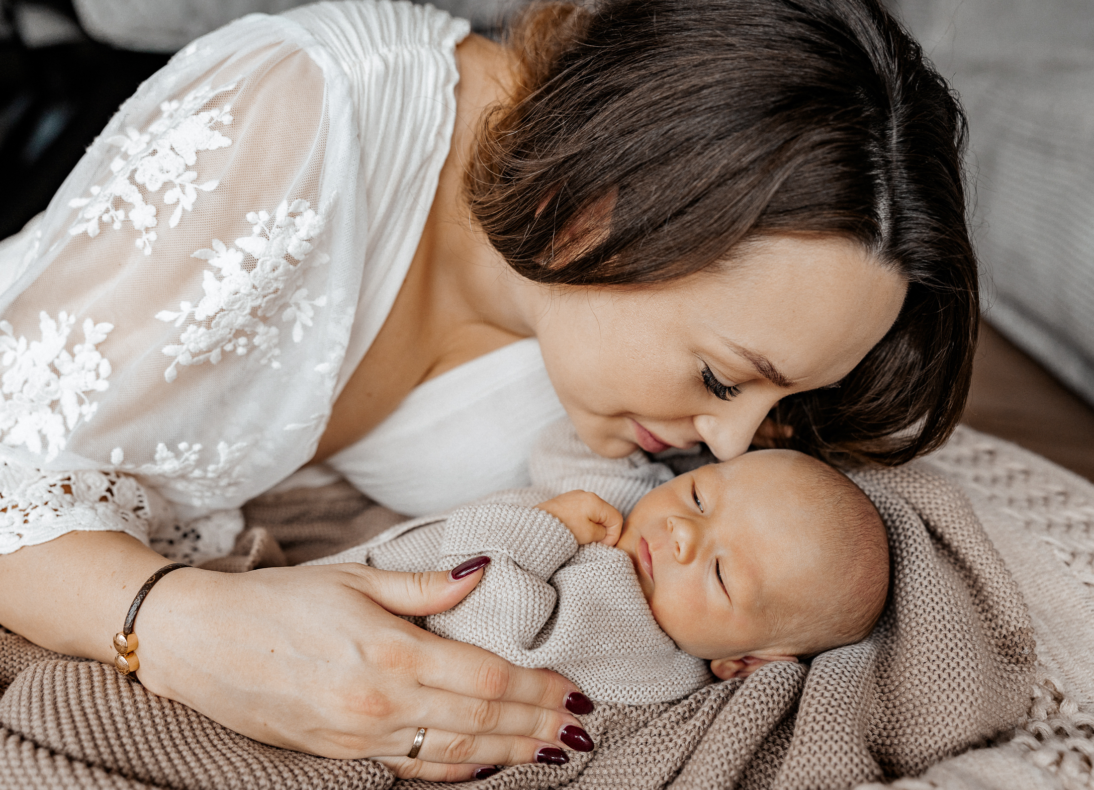 Newbornshooting im Emsland zuhause